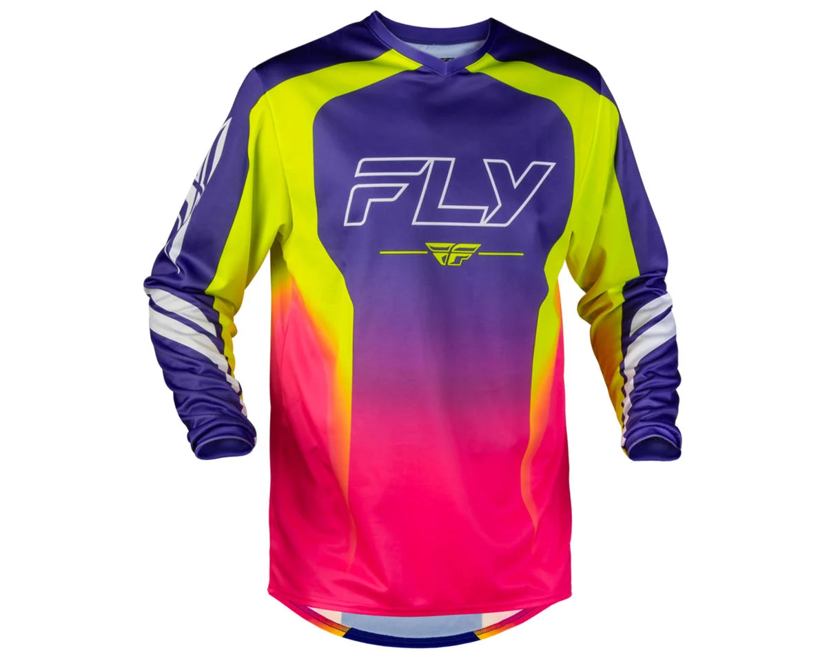 Fly Racing F-16 Raze Jersey (Purple/Red/Yellow) (XL)